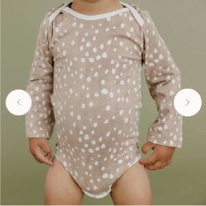 Copper Pearl Fawn Long Sleeve Bodysuit